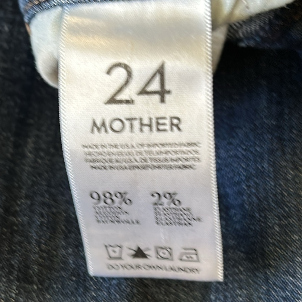 MOTHER THE LOOKER LOW RISE SKINNY JEANS SIZE 24 - Picture 6 of 16